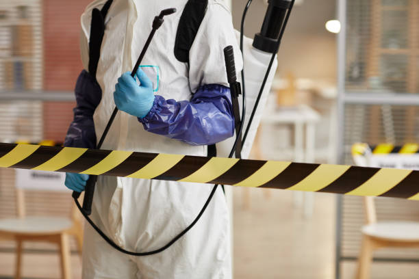 Professional Biohazard Cleanup technician working in Genoa, NV